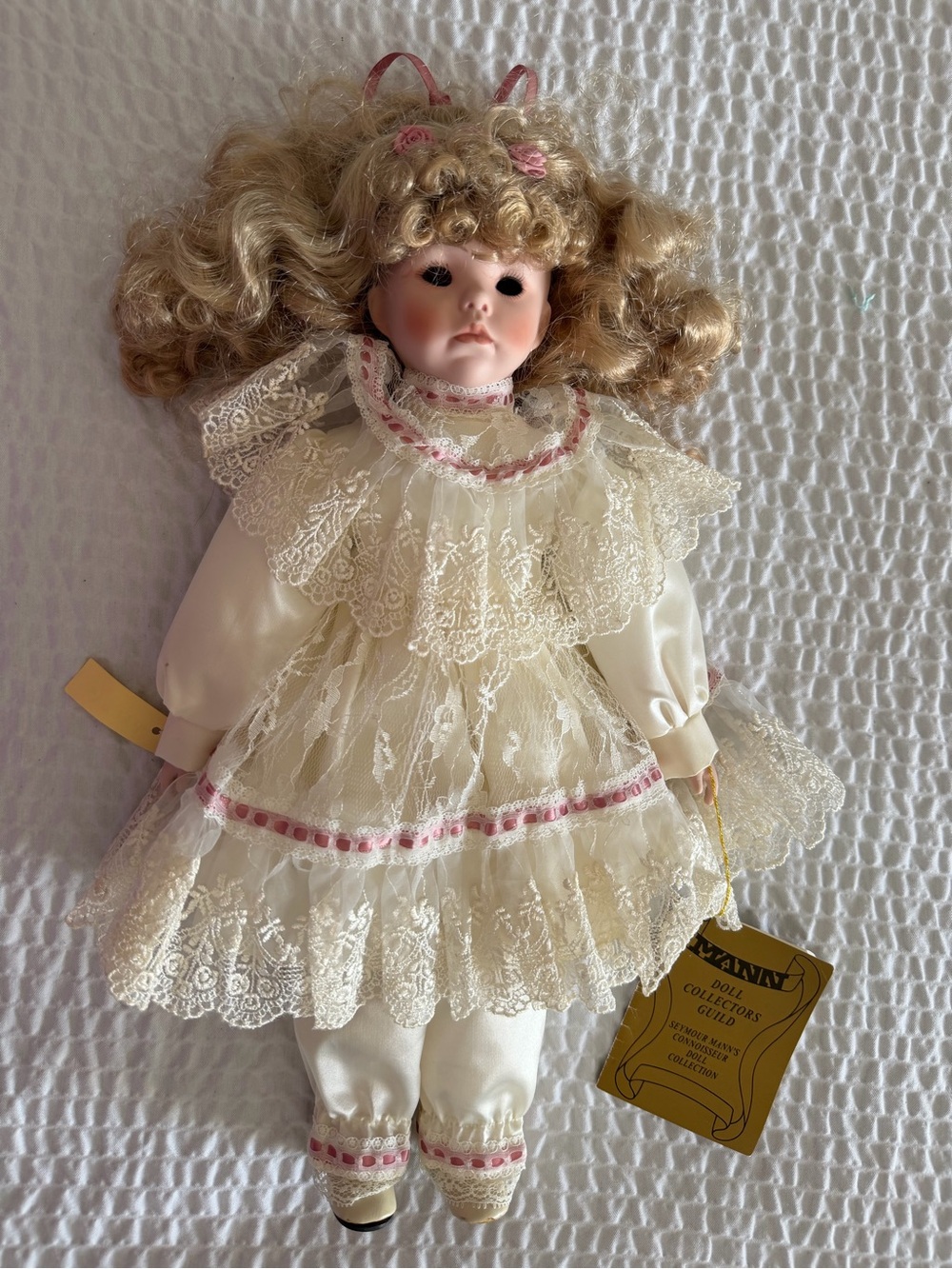 Seymour Mann Porcelain Doll, Paula